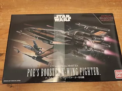 Buy Bandai Poe's Boosted X-Wing Fighter 1/72 Scale Star Wars - 0219752 • 1£