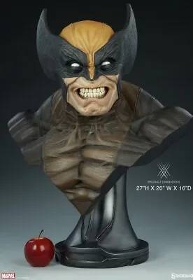 Buy Limited Edition Sold Out Sideshow Life Size Wolverine Deadpool Bust 1:1 Marvel • 800£
