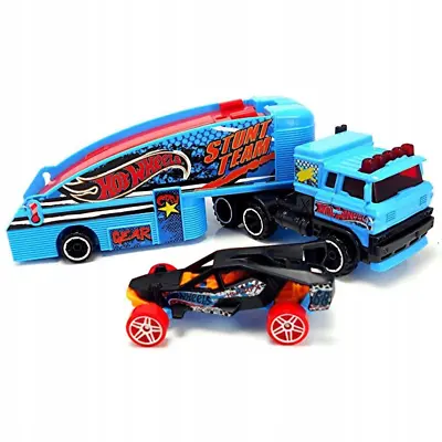 Buy Hot Wheels Super Rigs Stuntin Semi Truck Storage Lorry New Kids Vehicle Toy • 10.99£