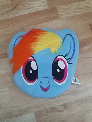 Buy My Little Pony Rainbow Dash Face Cushion Soft Toy Plush - 30 Cm X 30 Cm • 5£
