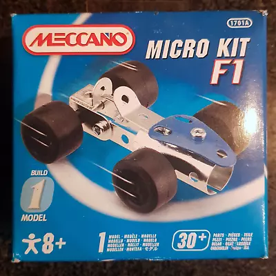 Buy Meccano Micro Kit F1 Metal Model Car Kit New • 8.99£