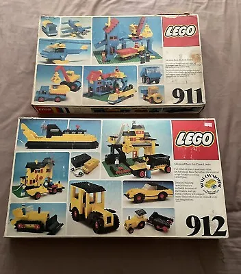 Buy 2 X Vintage 1970’s Basic Lego Building Sets - Sets 911 & 912 Complete With Box’s • 30£