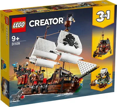 Buy LEGO Creator 3 In 1 - Pirate Ship / Pirate's Inn / Skull Island - 31109 • 114.99£