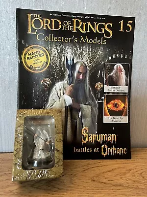 Buy LORD OF THE RINGS COLLECTOR'S MODELS EAGLEMOSS ISSUE 15 Saruman FIGURE & MAG • 8£
