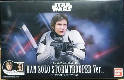 Buy Bandai Han Solo Stormtrooper 1/12 Scale Plastic Model Kit Star Wars ANH • 48£