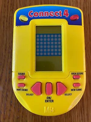 Buy Vintage MB/Hasbro Connect 4 Electronic Handheld LCD Game 1998 • 6£