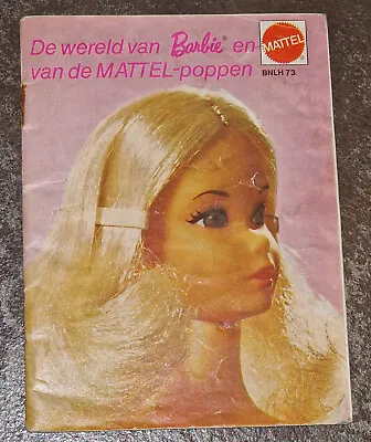 Buy 1972 Barbie Booklet, Mattel, By Wereld Van Barbie, • 8.60£