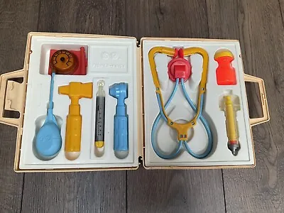 Buy Vintage 1970s Fisher Price Medical Kit Toy Case Doctors Nurses Lovely Condition • 19.99£