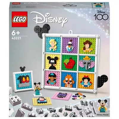Buy LEGO Disney 100 Years Of Disney Animation Icons Display Art Set 43221 BRAND NEW • 39.95£