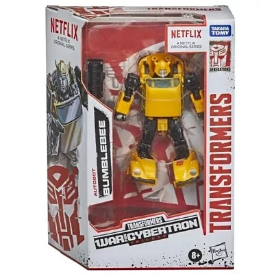 Buy Transformers War Cybertron Netflix Deluxe Class Bumblebee - Brand New • 65£