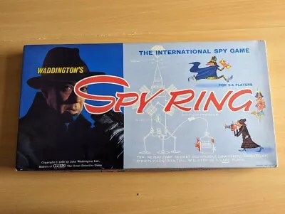 Buy Spy Ring Board Game By Waddingtons 1965 Vintage Complete • 10£