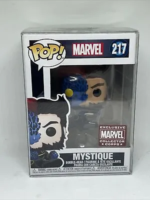 Buy Funko Pop Marvel 217 X-Men Mystique Mid-Transformation Collector Corps Exclusive • 25.75£
