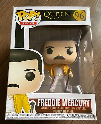 Buy Funko 33732 Queen POP! Rocks Freddie Mercury Vinyl Figure #96 • 12£