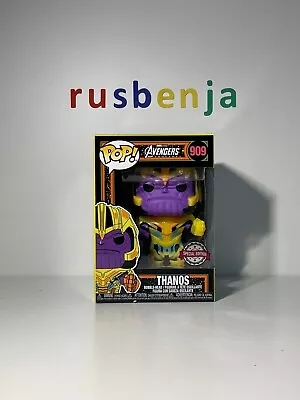 Buy Funko Pop! Marvel Blacklight Avengers Thanos Special Edition #909 • 10.99£