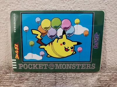 Buy Pokemon Sealdass Carddass Bandai Japanese - 1997 Flying Pikachu • 40.71£