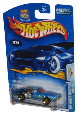 Buy Hot Wheels Olds 442 (2003) Mattel Metal Collection Blue Toy Car #074 • 10.04£