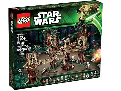 Buy LEGO Ewok Village Star Wars 10236 Ewok Village MISB NEW ORIGINAL PACKAGING • 642.43£