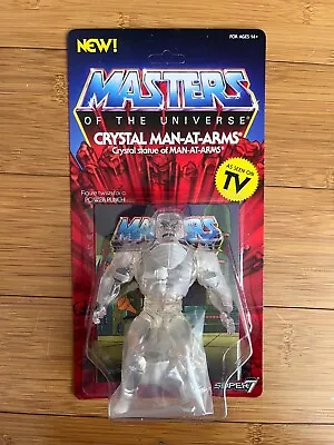 Buy Masters Of The Universe Motu Super7 Crystal Man-at-arms Action Figure He-man • 79.99£