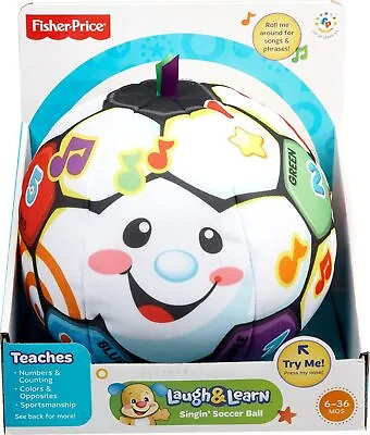 Buy Fisher-Price Laugh & Learn Ball Singin Football Soccer BHJ28 TOY KIDS NEW • 22.99£