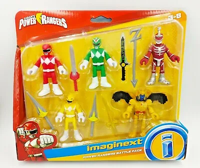 Buy New Fisher-Price Power Rangers Battle Pack Imaginext 5 Figures Gifts Toy • 34.99£