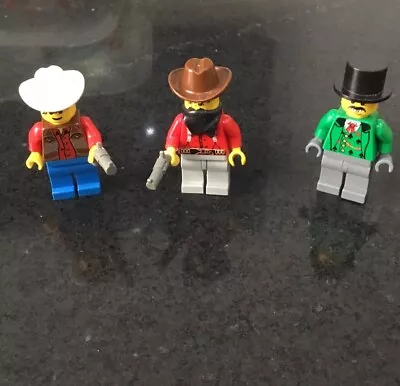 Buy Lego Western Cowboys From Set 6755 X 3 • 15£