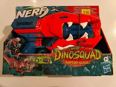 Buy Nerf DinoSquad Raptor-Slash Dart Blaster Six Darts In A Row • 12.80£