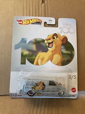 Buy HOT WHEELS DIECAST Disney 100 - The Lion King Simba - 1985 Chevy Astro Van - 3/5 • 9.99£