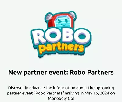 Buy Robo Partner Event - Monopoly Go - Full Carry 80k Points 48 Hours • 10£