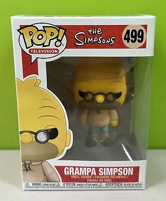 Buy ⭐️ GRAMPA SIMPSON 499 The Simpsons ⭐️ Funko Pop Figure ⭐️ BRAND NEW ⭐️ • 33£