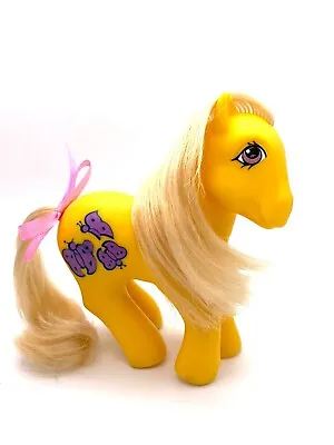 Buy ✨ G1 Vintage 80s My Little Pony - HTF Euro Dutch Butterfly Pony - Rare! ✨ • 29£