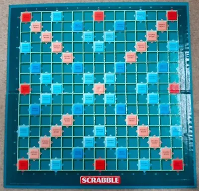 Buy Scrabble Boardgame Board Mattel  1999 Spare Replacement Parts Item • 5£