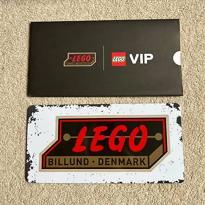 Buy LEGO Billund | 1950's Style Retro Tin Sign | 5007016 VIP | GWP | Brand New • 10£