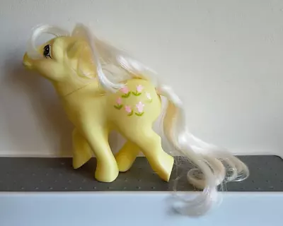 Buy Vintage Hasbro 1984 My Little Pony G1 Posey Yellow - Hong Kong • 6.50£