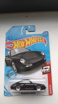 Buy 1/64 Hot Wheels '96 Porsche Carrera Black Long Card • 4.99£