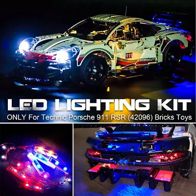 Buy LED Light Lighting Kit ONLY For Lego Porsche 911 42096 Technic RSR Bricks Toys • 11.27£
