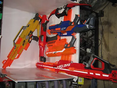 Buy 5 X Nerf Guns And Bow • 22.99£