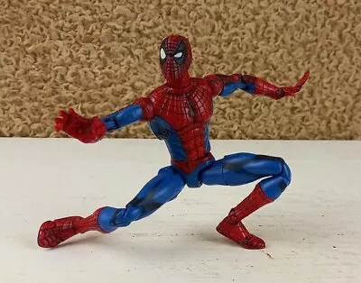 Buy Marvel SPIDER-MAN Super Poseable ToyBiz 6  Figure Without His Magnetic Feet 2001 • 17.49£