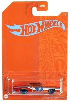 Buy Hot Wheels Orange And Blue '69 Ford Torino Talladega 2/6 Grr09 • 7.50£