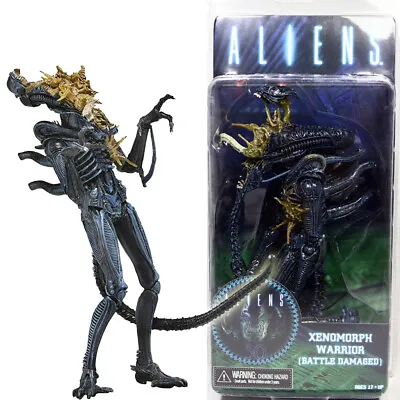 Buy NECA Alien Xenomorph Warrior Blue Battle Damaged 7” Action Figure Aliens Serie12 • 32.39£