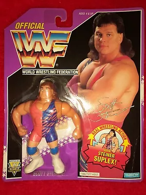 Buy WWF Hasbro Series 9 Scott Steiner MOC *RARE* ** COLLECTORS ITEM** • 149.99£