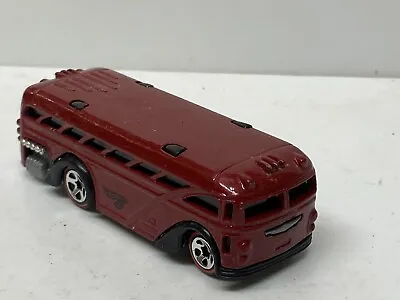 Buy Hot Wheels Surfin’ School Bus Maroon Red Mattel 2000 Unboxed • 2.99£