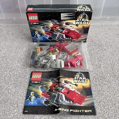Buy LEGO Star Wars Set 7134 A-Wing Fighter Boxed *NO MINIFIGS* VGC • 25£