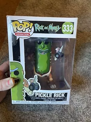 Buy Funko Pop! Animation Rick And Morty - Pickle Rick Vinyl Figure #333 • 12£