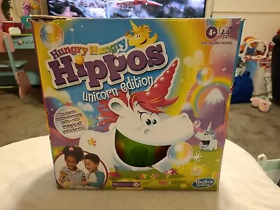 Buy Hasbro Hungry Hungry Hippos Unicorn Edition Game Board Game Complete Played Once • 15£
