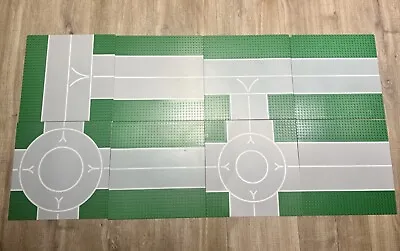 Buy 8 X LEGO Base Plates Board 32 X 32 Pin Straight Road, Roundabout Vintage Bundle, • 34.99£