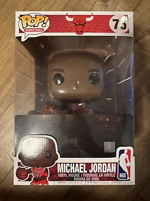 Buy Funko Pop! NBA Chicago Bulls 10” Michael Jordan Super Size Figure #75 Red Jersey • 25£