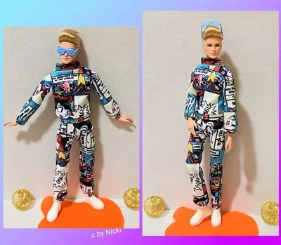 Buy Fashion Set 3 Piece For Ken Barbie Collector Model Muse Fashion Royalty Size • 25.74£