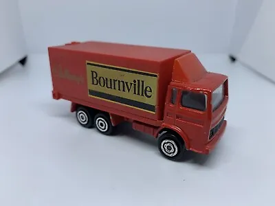 Buy Majorette Vintage - Fourgon Ford Curtain Truck Bourneville - 1:64 - USED • 2.50£