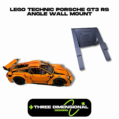 Buy Wall Mount For LEGO Technic Porsche GT3 RS 42056 Car Angle Angled • 14.99£