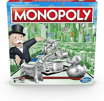 Buy Hasbro Gaming Original Monopoly Classic Board Game With New Tokens - Brand New • 19.49£